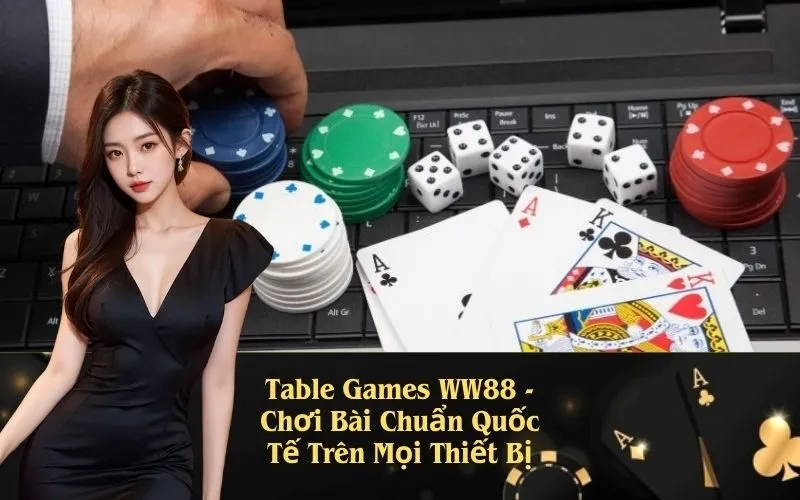 Table Games WW88 - Chơi Bài Chuẩn Quốc Tế Trên Mọi Thiết Bị