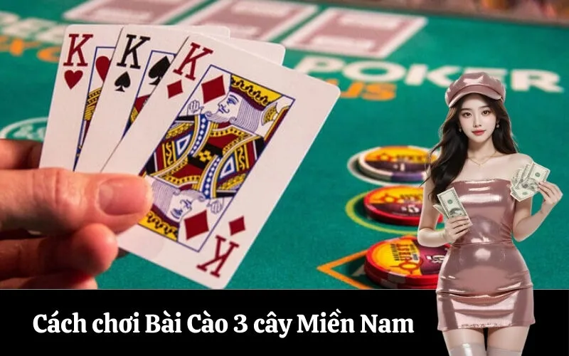 Cách chơi Bài Cào 3 cây Miền Nam