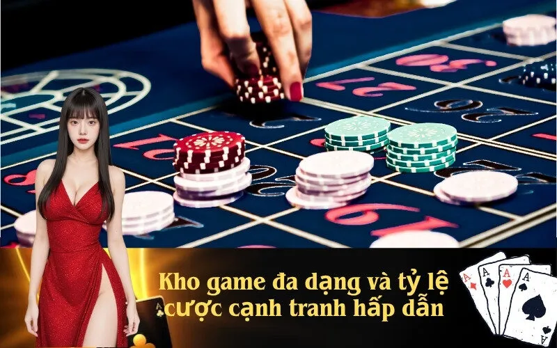 Kho game đa dạng và tỷ lệ cược cạnh tranh hấp dẫn